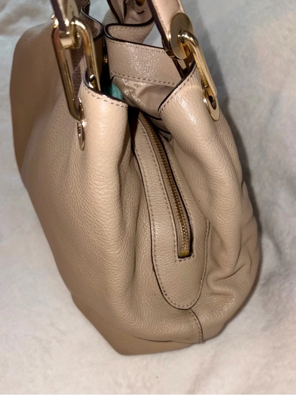 Michael Kors Raven Leather Bag Matching Wallet